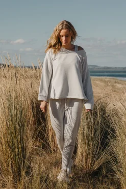 Women Talamaya Heavenly Fleece Windcheater - Silver Marle