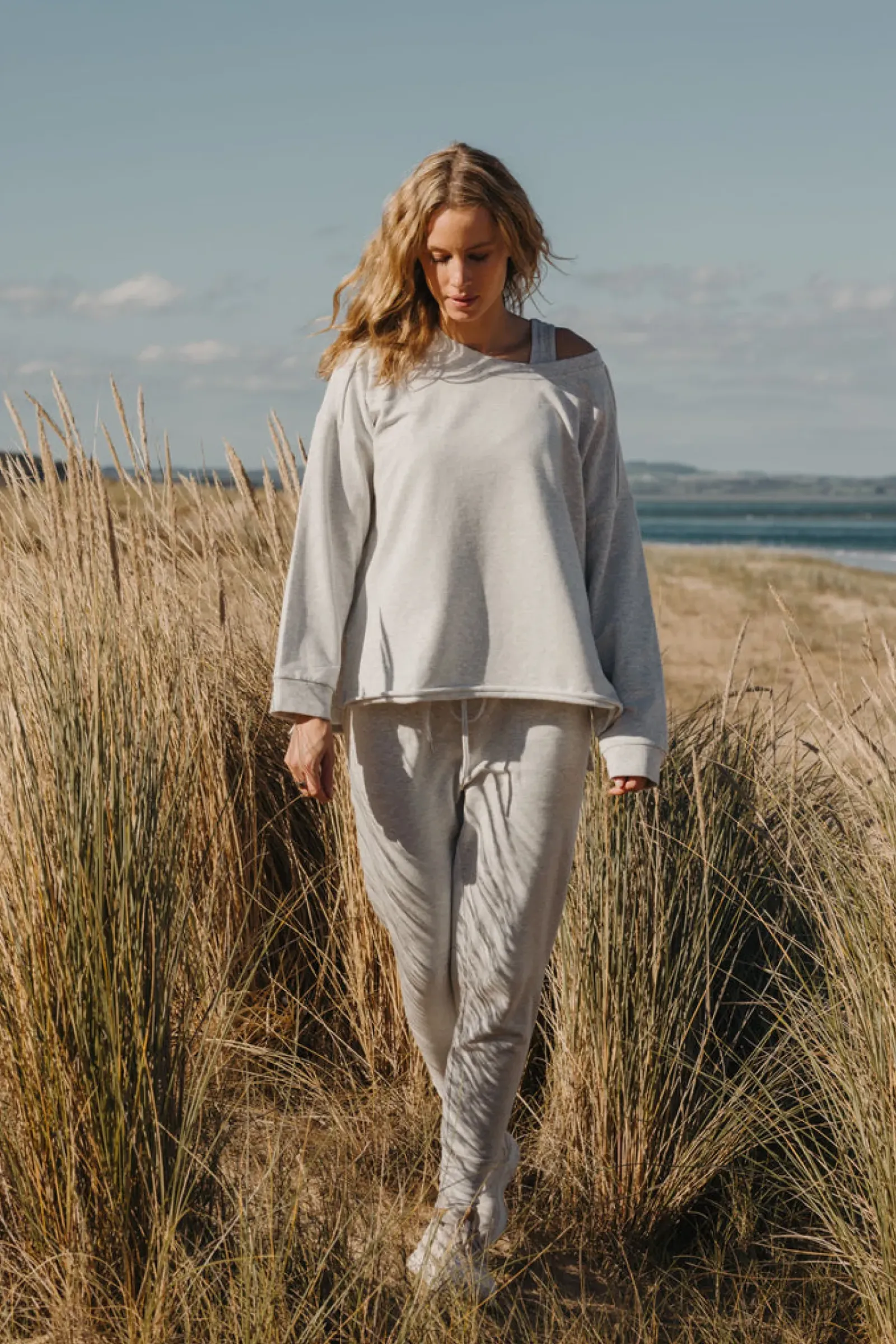 Women Talamaya Heavenly Fleece Windcheater - Silver Marle