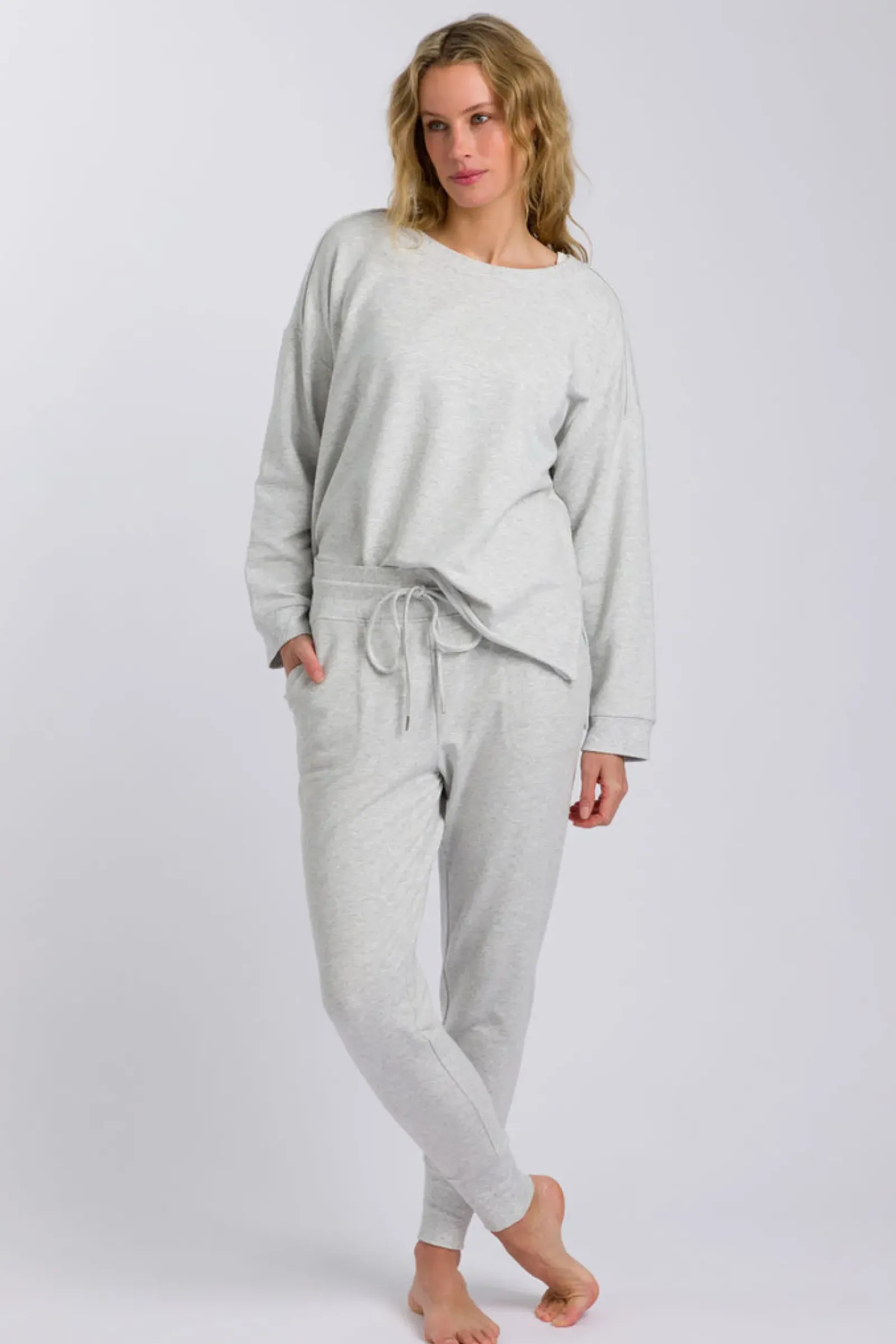 Women Talamaya Heavenly Fleece Windcheater - Silver Marle