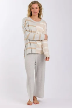 Women Talamaya Hinterland Stripe Pullover - Sawdust