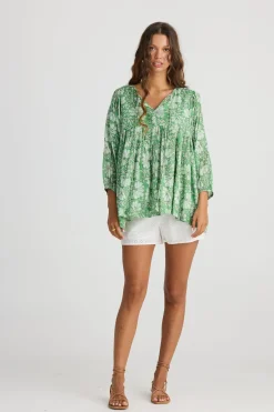 Women Talisman Dreamcatcher Top - Apple Blossom