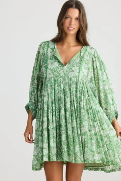 Women Talisman Wisteria Mini Dress - Apple Blossom