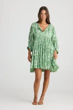 Women Talisman Wisteria Mini Dress - Apple Blossom