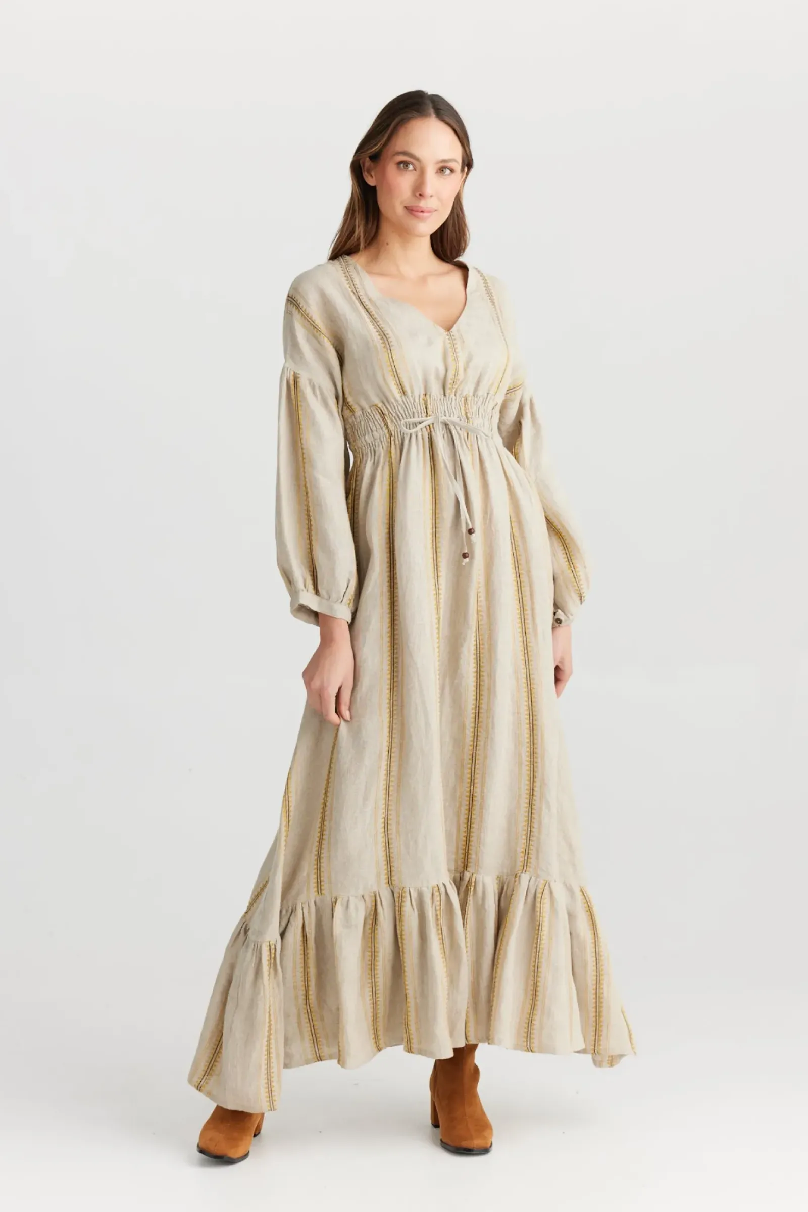 Women The Shanty Bella Dress - Taj Stripe