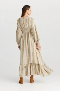 Women The Shanty Bella Dress - Taj Stripe