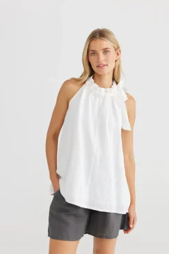 Women The Shanty Lucia Top - White