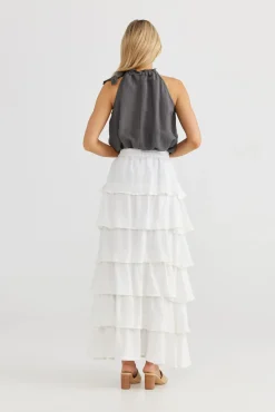 Women The Shanty Neapolitan Skirt - White