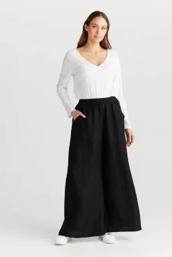 Women The Shanty Positano Pants - Black