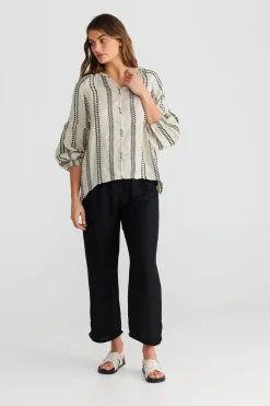 Women The Shanty Salerno Top - Valentina Stripe