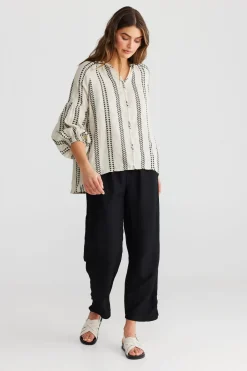Women The Shanty Salerno Top - Valentina Stripe