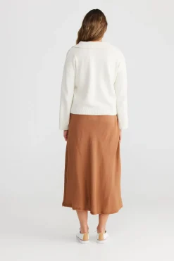 Women The Shanty Sicily Skirt - Terracotta