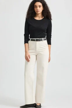 Women Toorallie Crew Merino Tee - Black