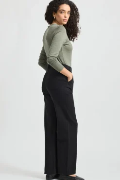 Women Toorallie Crew Merino Tee - Bay Leaf