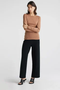 Women Toorallie Crew Merino Tee - Sand Dune