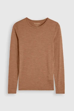 Women Toorallie Crew Merino Tee - Sand Dune