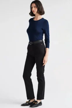 Women Toorallie Crew Merino Tee - Navy