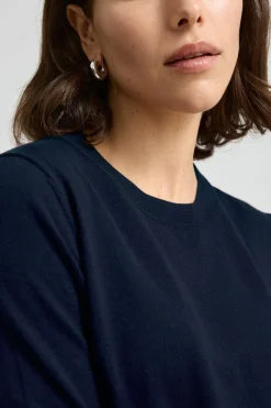 Women Toorallie Fine Merino Crew - Navy