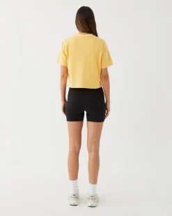 Women Upstate Evolve Cropped Tee- Pina Colada
