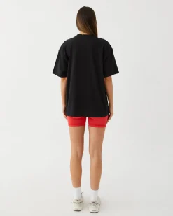 Women Upstate Hustle Tee- Black Bars