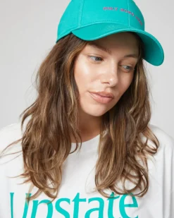 Upstate Side Line Cap- Galactic Good Vibes Green