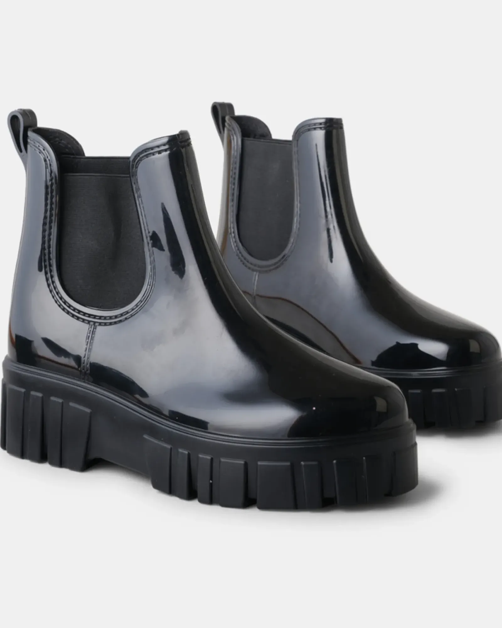 Walnut Leon Gumboot - Black