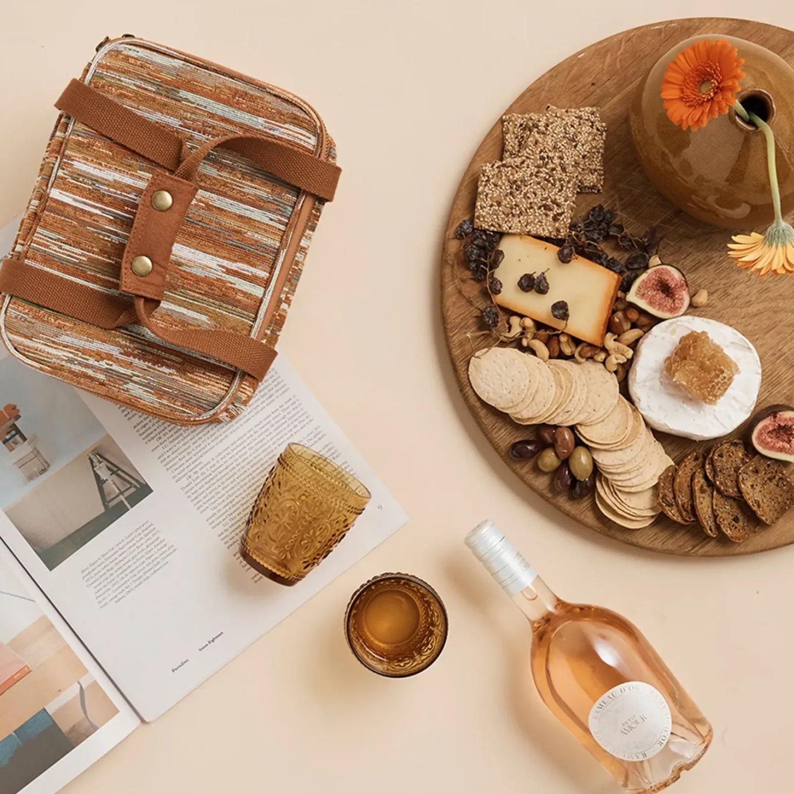 Wandering Folk Insulated Cooler Bag Mini - Ochre