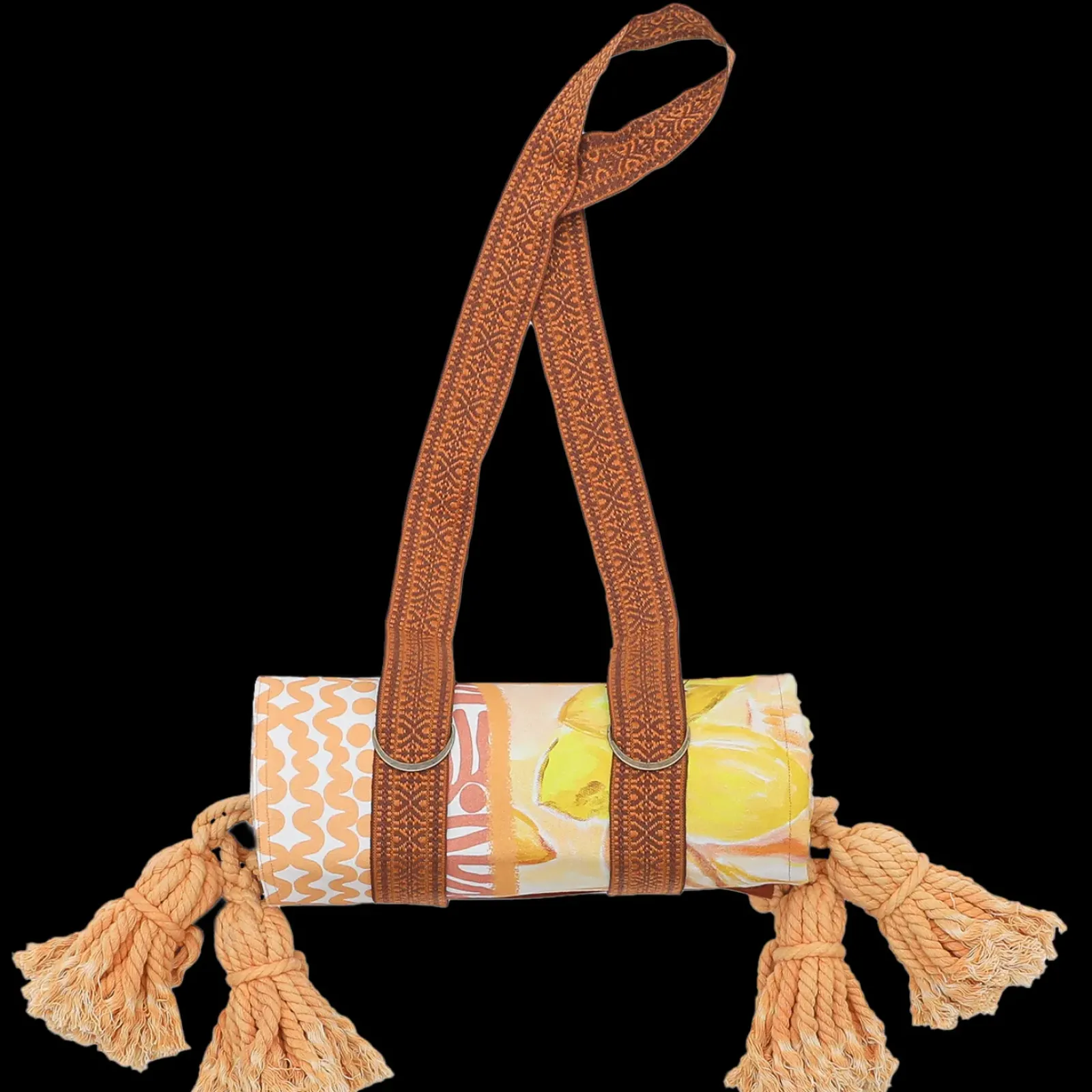 Wandering Folk Le Lemon Picnic Rug - Nectar