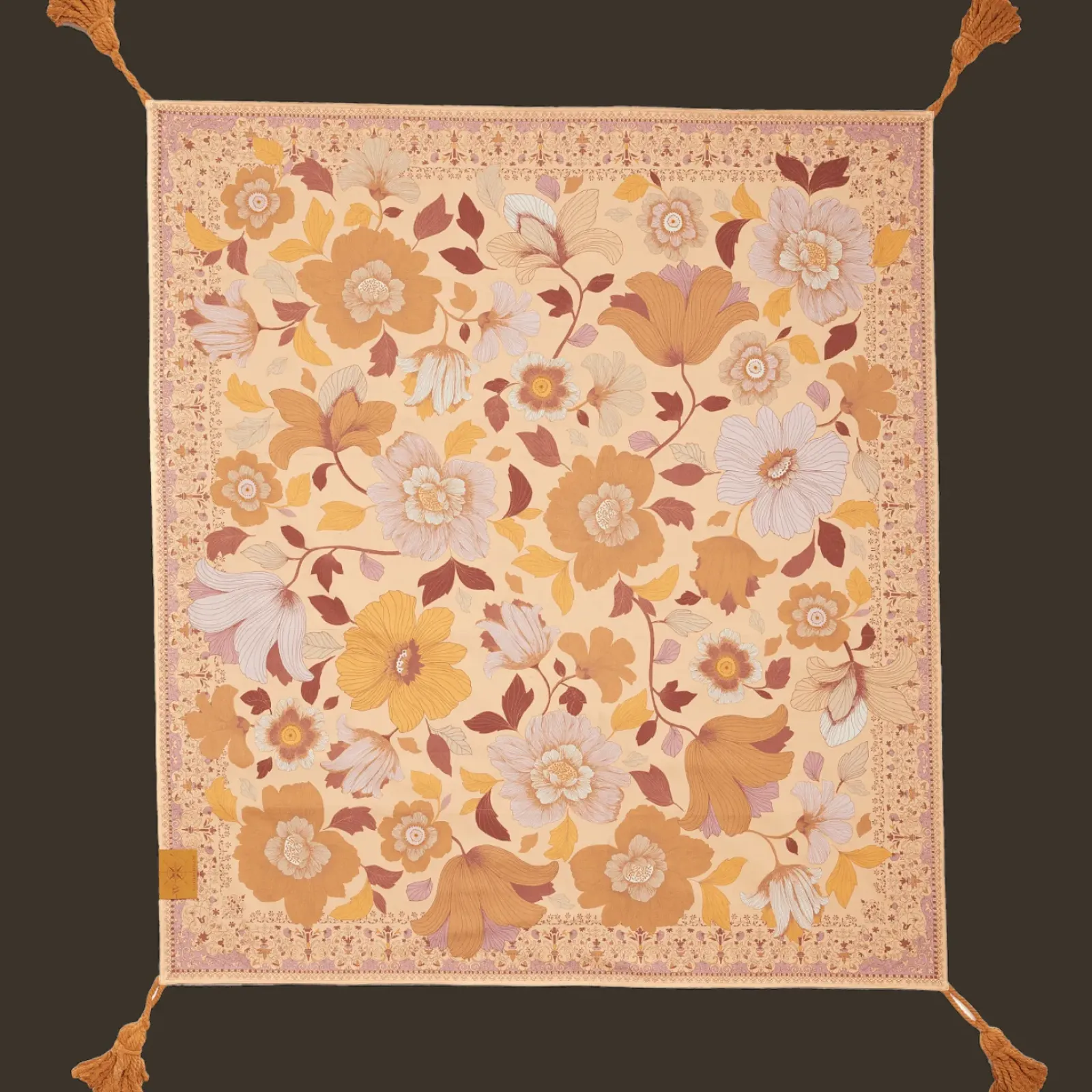 Wandering Folk Picnic Rug - Grande Fleur Dawn