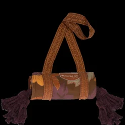 Wandering Folk Picnic Rug - Plum