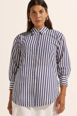 Women Zoe Kratzmann Agile Top - Navy Stripe