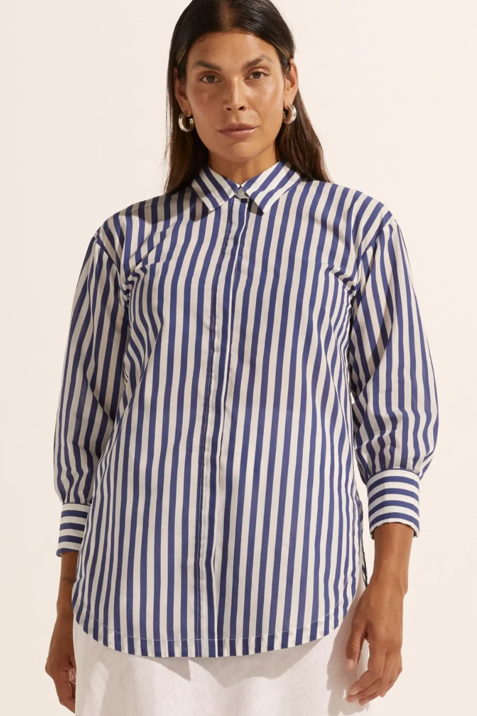 Women Zoe Kratzmann Agile Top - Navy Stripe