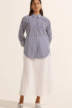 Women Zoe Kratzmann Agile Top - Navy Stripe