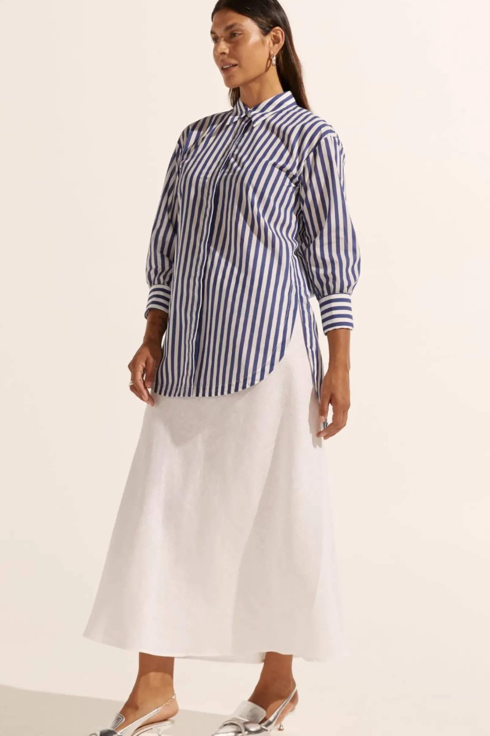 Women Zoe Kratzmann Agile Top - Navy Stripe