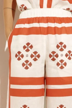 Women Zoe Kratzmann Breeze Pant - Tamarillo Scarf