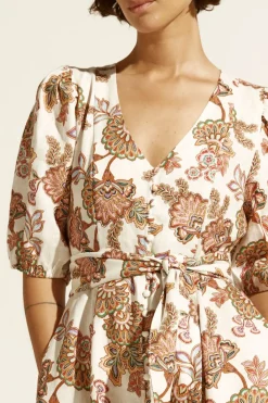 Women Zoe Kratzmann Ebb Dress - K'gari Cream