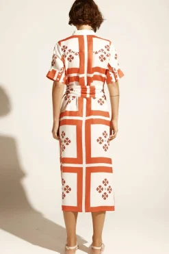 Women Zoe Kratzmann Globe Dress - Tamarillo Scarf