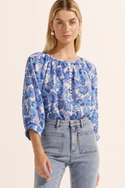 Women Zoe Kratzmann Imbue Top - Pacific Floral