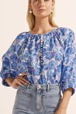 Women Zoe Kratzmann Imbue Top - Pacific Floral