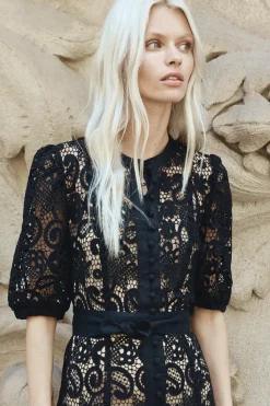Women Zoe Kratzmann Lyric Lace Dress - Black