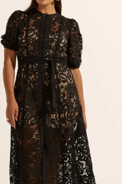 Women Zoe Kratzmann Lyric Lace Dress - Black