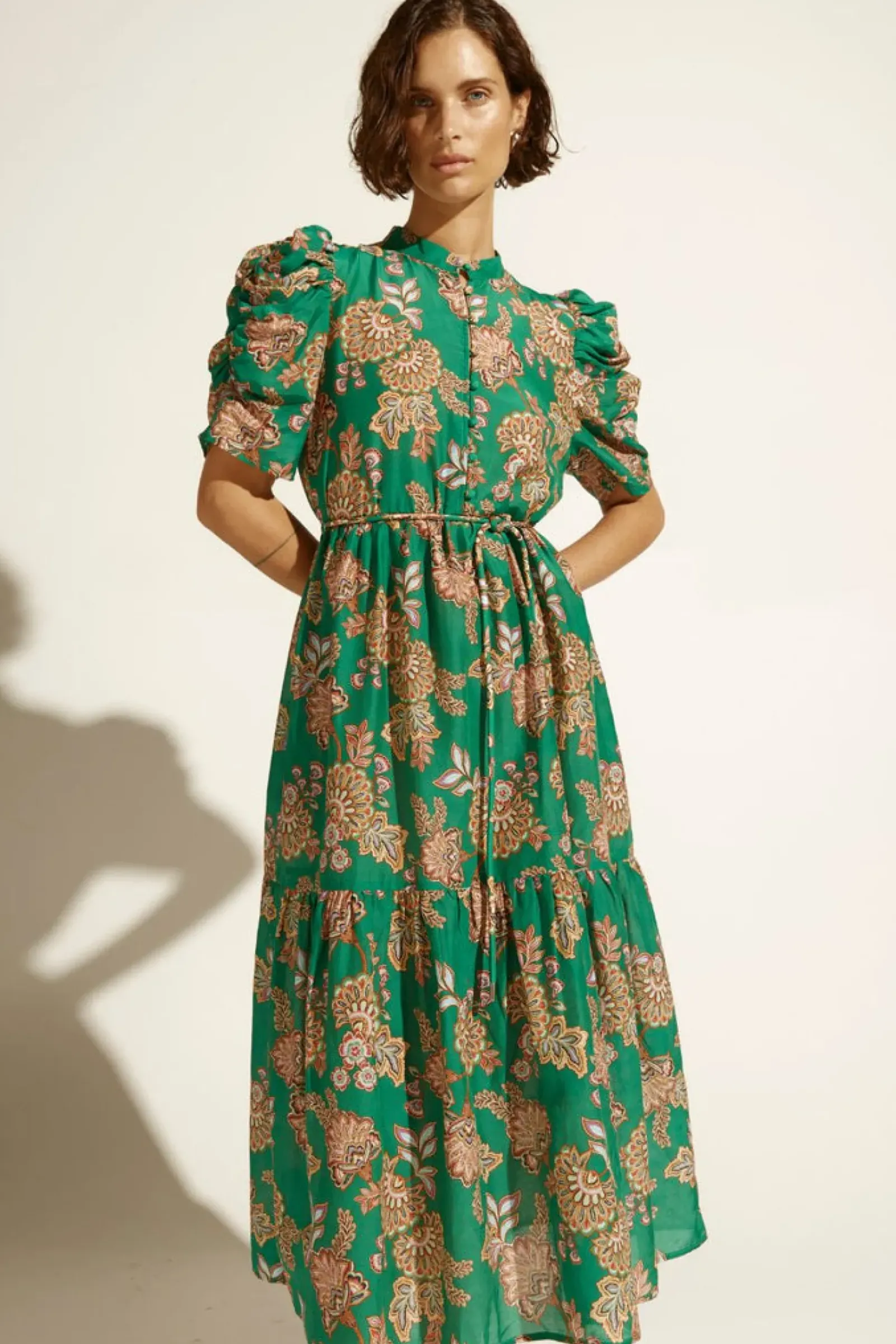 Women Zoe Kratzmann Opus Dress - K'gari Palm Green