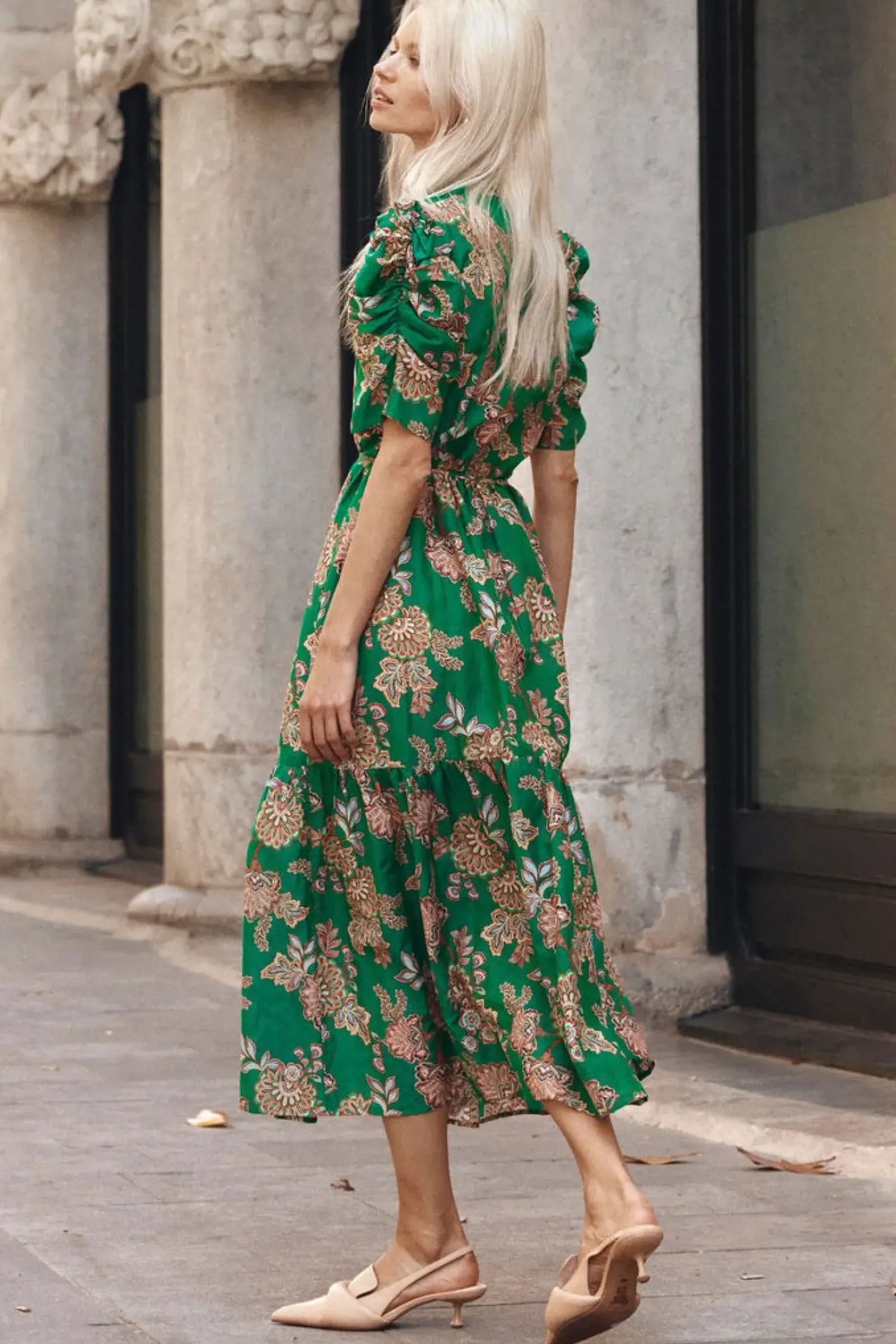 Women Zoe Kratzmann Opus Dress - K'gari Palm Green