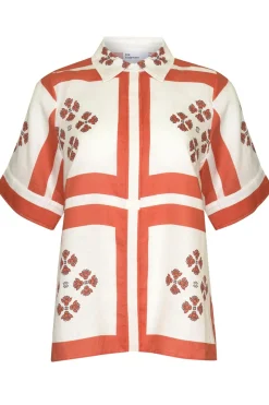 Women Zoe Kratzmann Pixel Top - Tamarillo Scarf