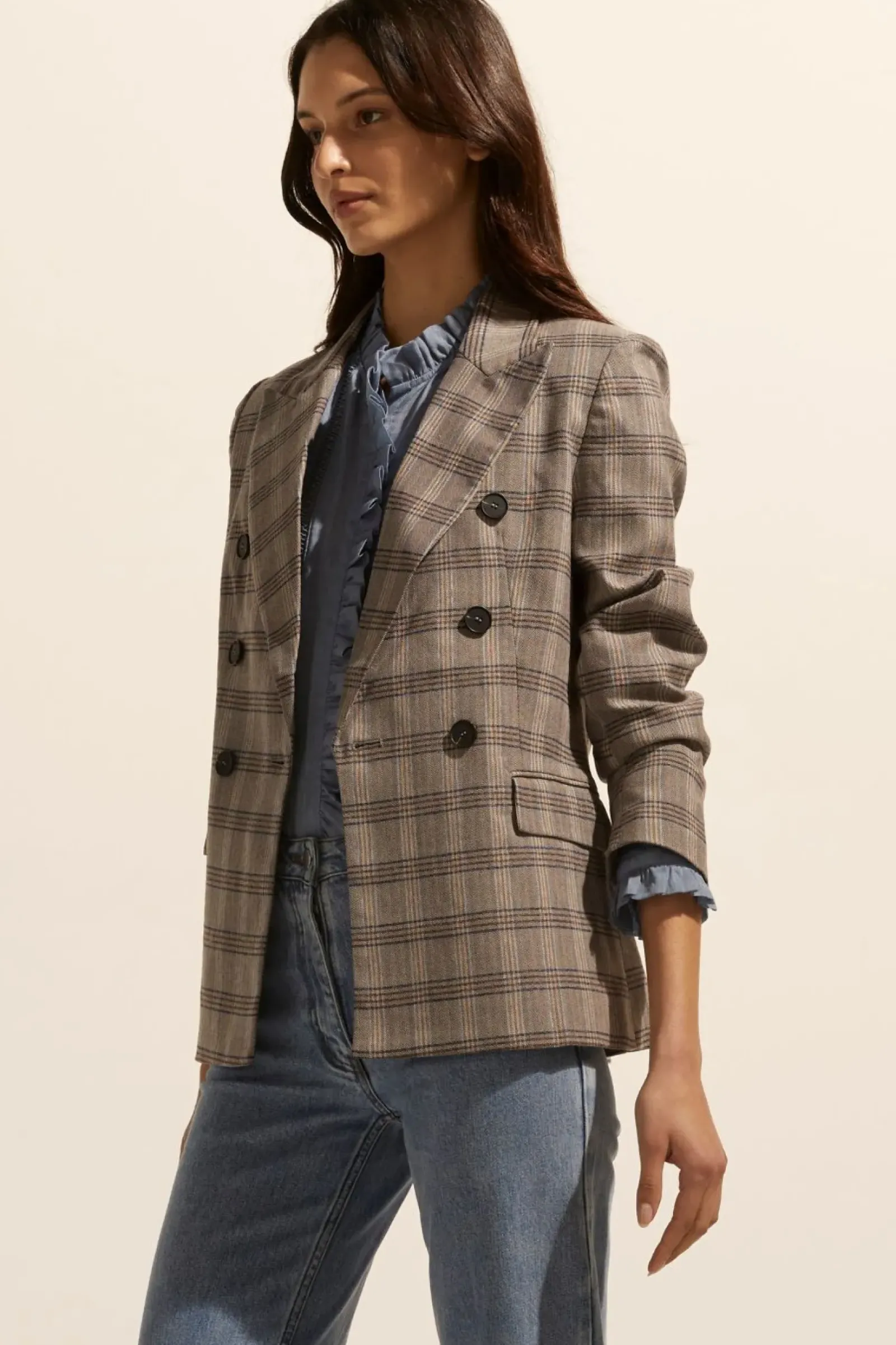 Women Zoe Kratzmann Spurt Jacket - Mousse Check