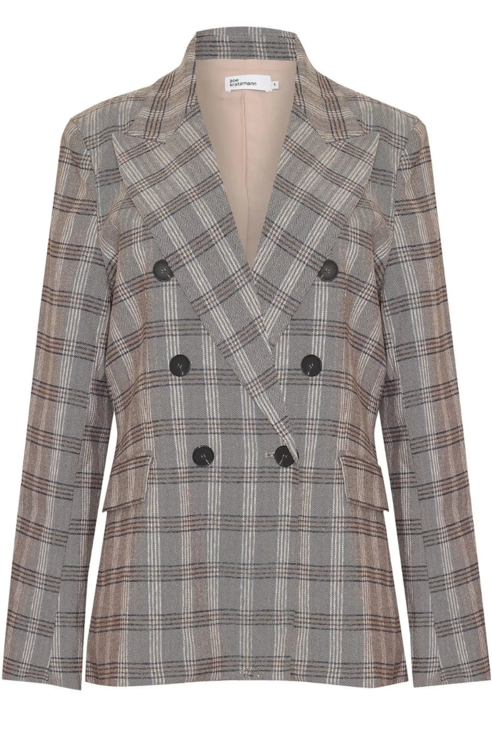 Women Zoe Kratzmann Spurt Jacket - Mousse Check