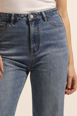Women Zoe Kratzmann Tariff Jean - Mid Wash Denim
