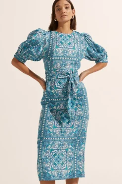 Women Zoe Kratzmann Venture Dress - Sapphire Tile