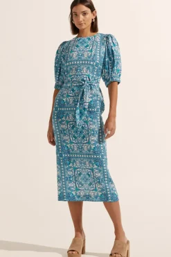 Women Zoe Kratzmann Venture Dress - Sapphire Tile