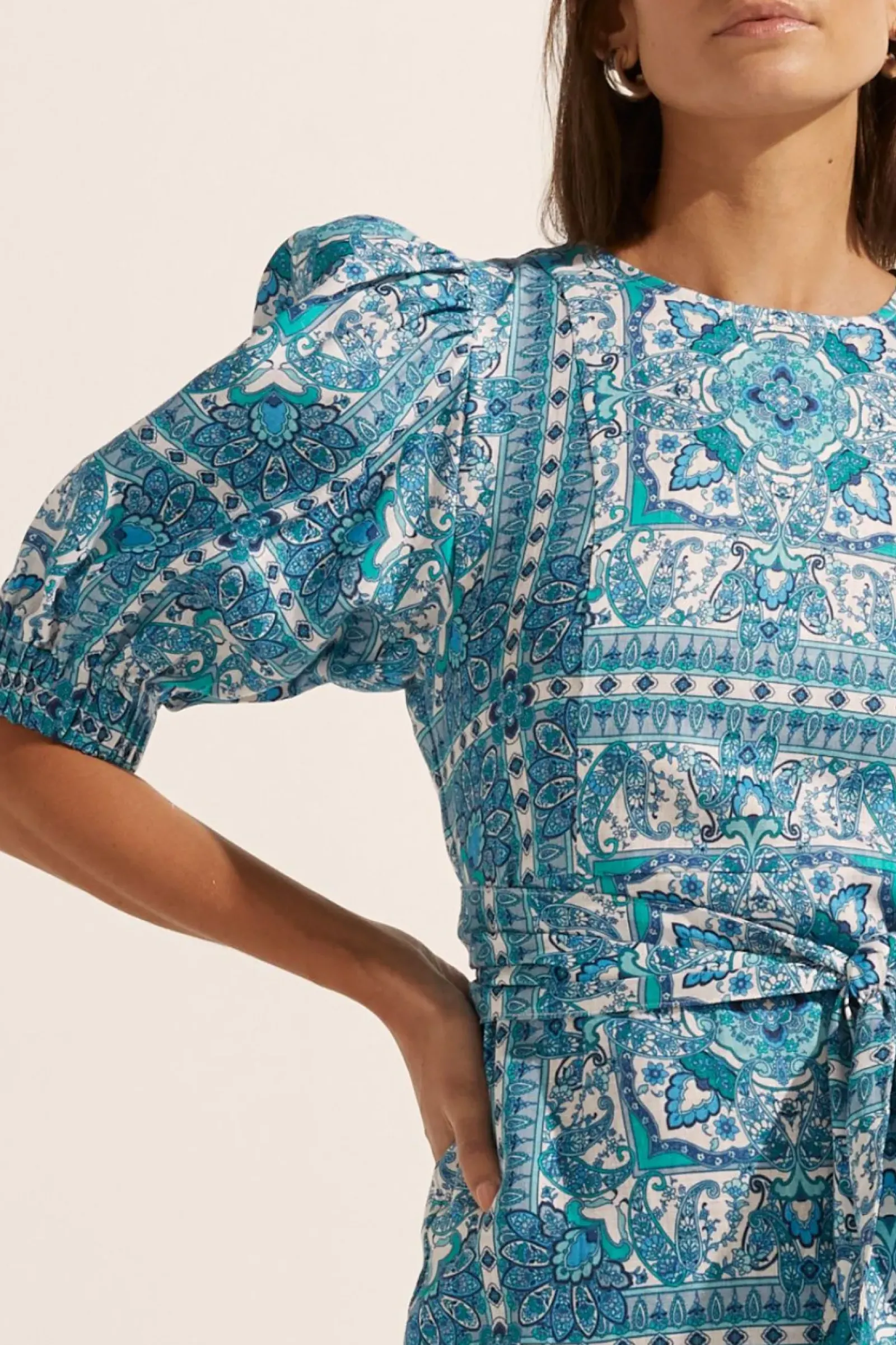 Women Zoe Kratzmann Venture Dress - Sapphire Tile